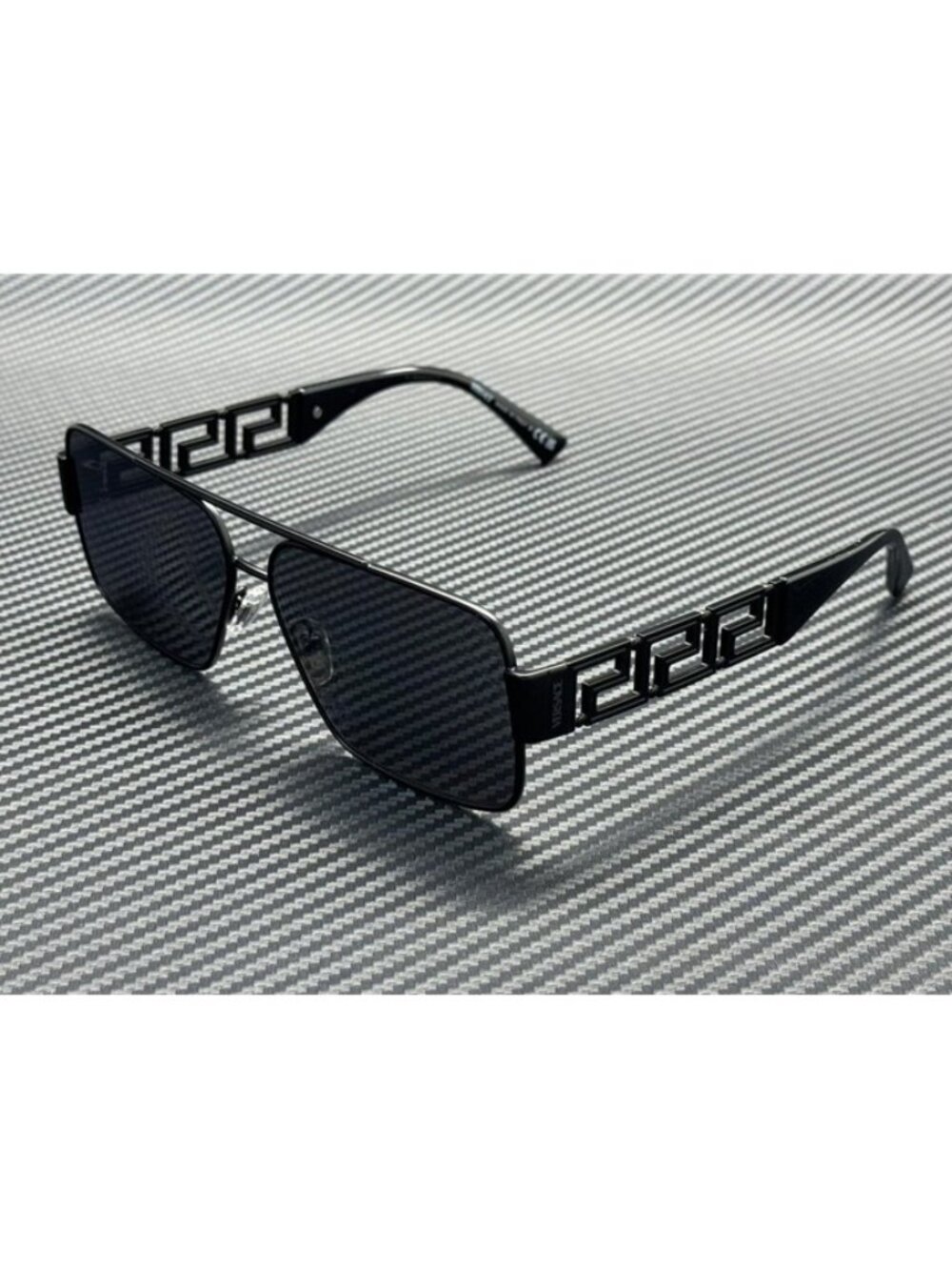 New Versace Men Matte Black Sunglasses 61-13-145